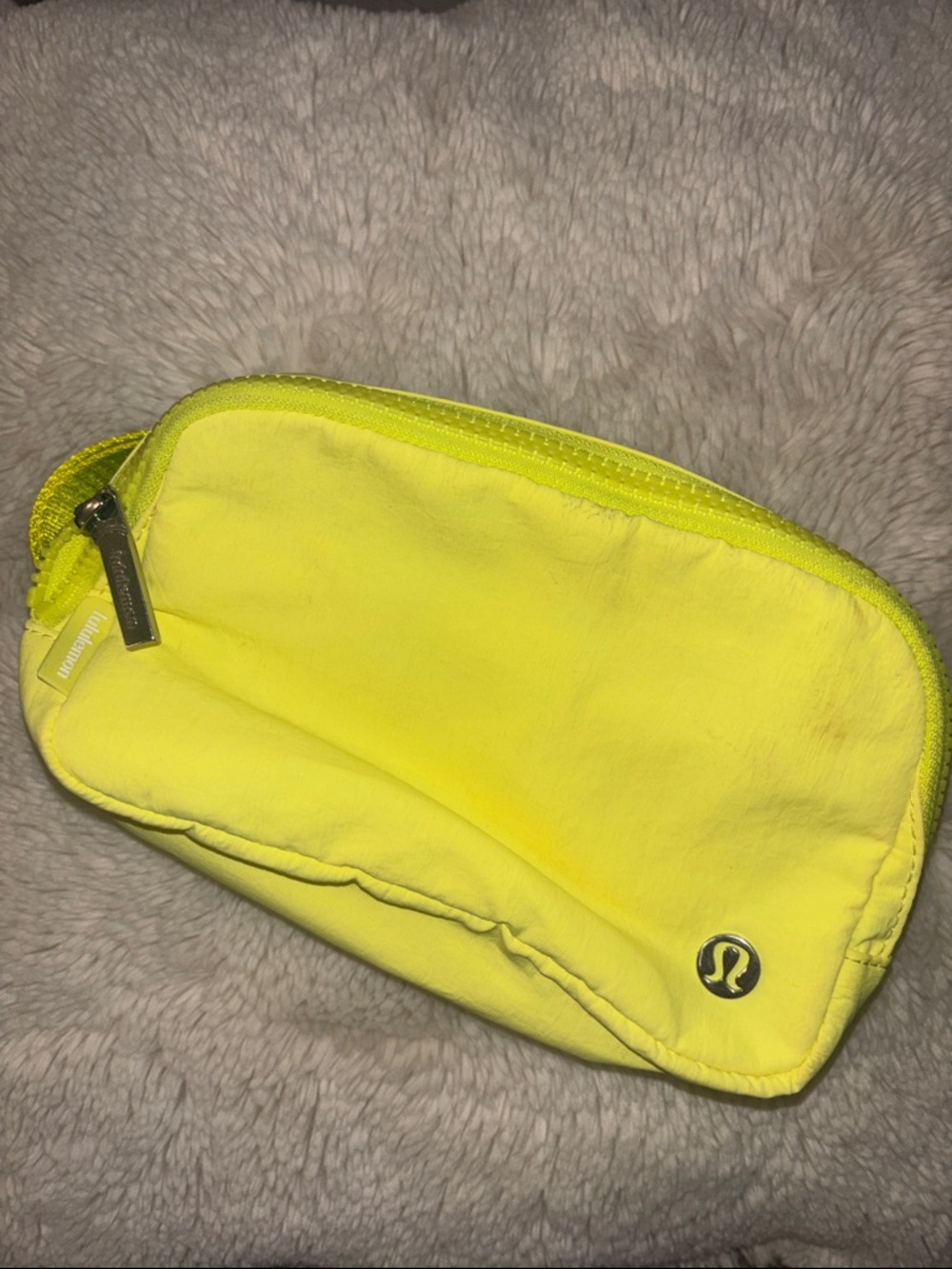 lululemon athletica Neon Yellow Crossbody Pouch